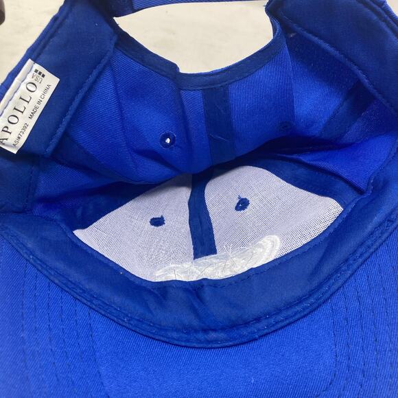 Bud Light Baseball Hat Mens One Size Blue White Spell Out Adjustable New - Picture 4 of 12